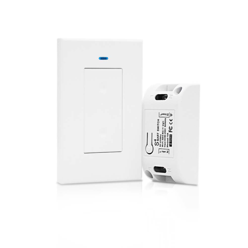 Tuya Smart Life Wifi Smart Light Switch Relay module Remote Control Google  Home Alexa Echo Works with Wall Manual Switch 10A