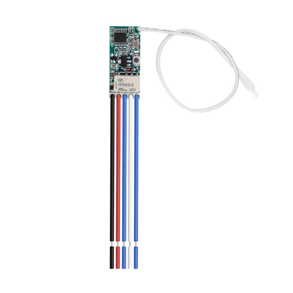 Qiachip KR1201MINI2  1 channel Mini wireless remote control switch relay 433Mhz 3V-5V miniature RF receiver small module LED light switch KR1201MINI2-4