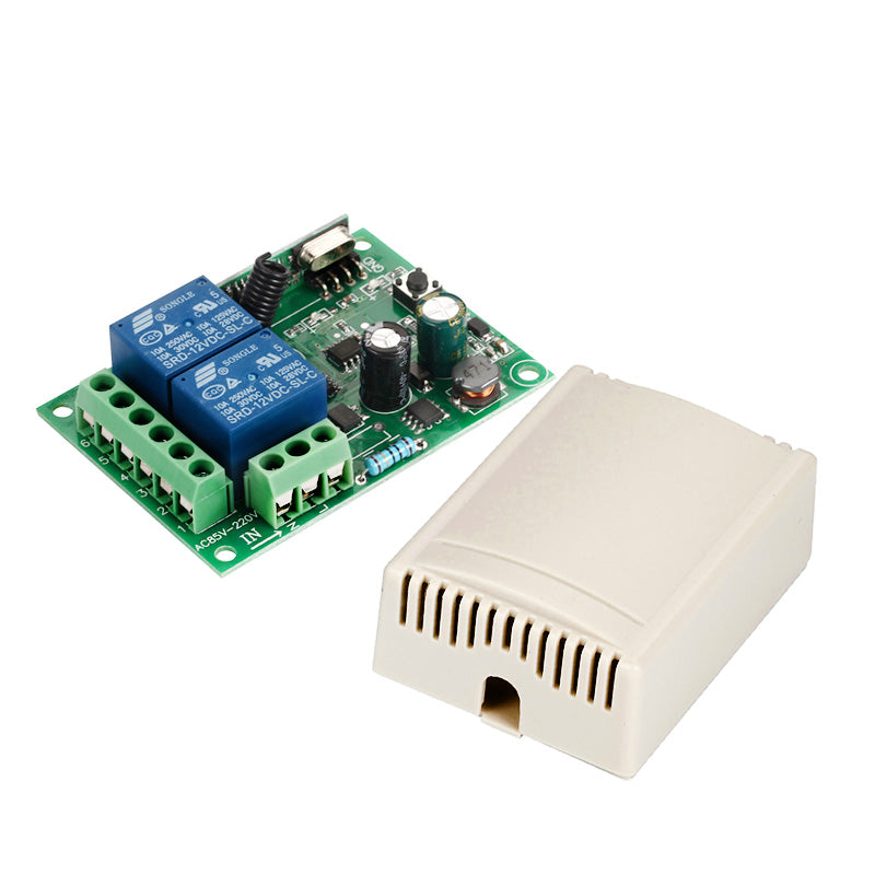 QIACHIP 433MHz DIY Wireless Receiver Remote Control Switch AC 85V ~ 25