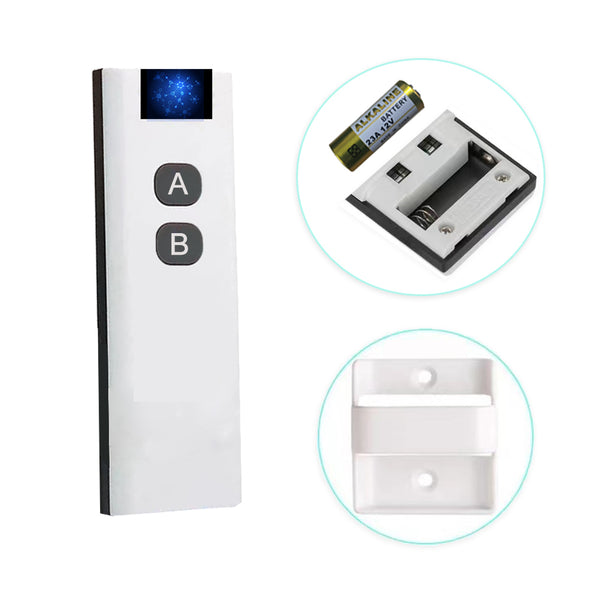 QIACHIP Mini Wireless Remote Control Switch 12V 3.7V 5V 24V Micro RF Receiver Small Module Led Lamp Lights switches & 433Mhz Transmitter KT05&QA-R-011