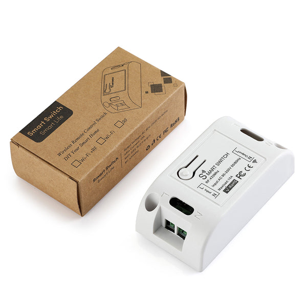 QIACHIP WP8601&KR2201D | wirless wall panel light switch set |433 Mhz Wireless RF Wall Panel Transmitter/Reciver remote control Switches 110V 220V Home Automation  WP8601&KR2201D