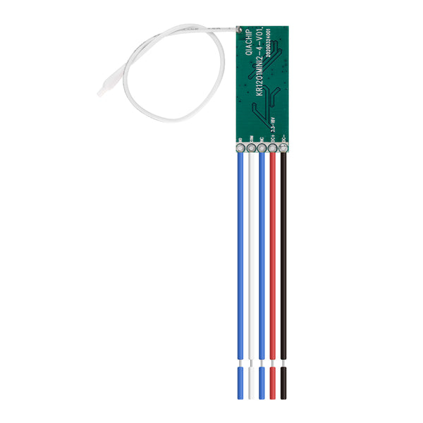 Qiachip KR1201MINI2  1 channel Mini wireless remote control switch relay 433Mhz 3V-5V miniature RF receiver small module LED light switch KR1201MINI2-4