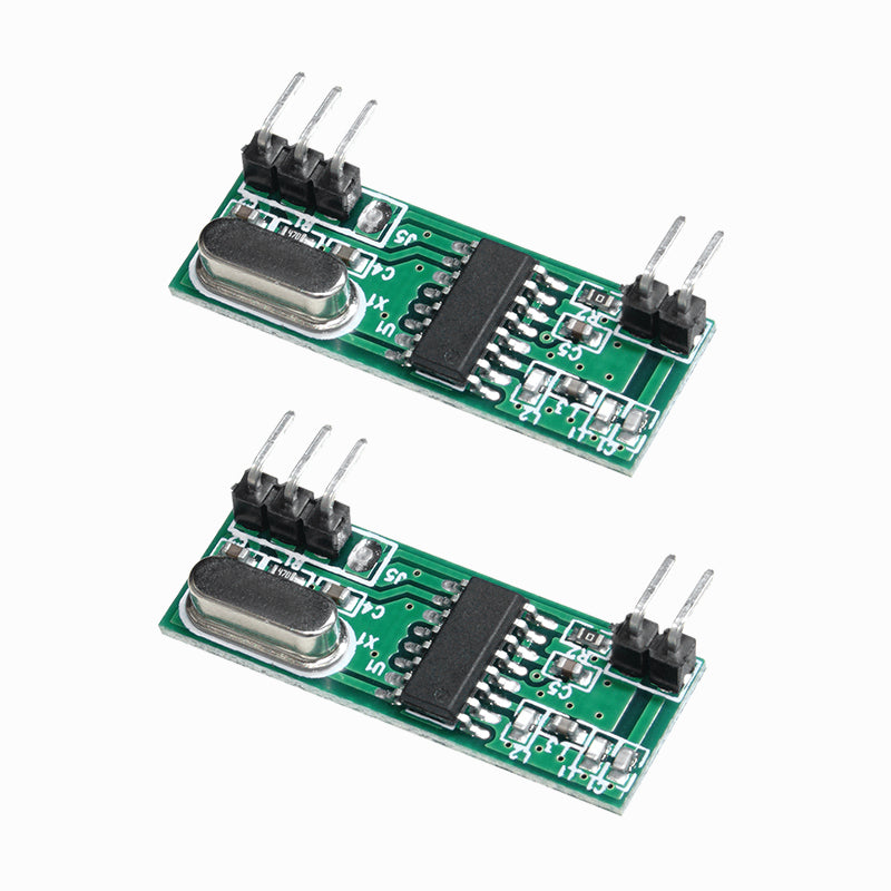 Qiachip 2PCS RX18210A, Receiver module with 433MHz or 315MHz