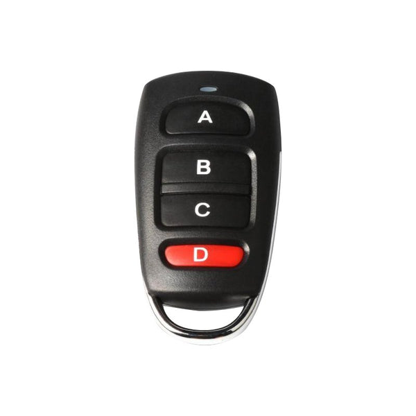 QIACHIP RF 433 mhz transmitter 4 button remote control and receiver circuit module kit fixed ev1527 decoding learning code 4CH output with learning diy RX480E-4A &KT16/KT01/KT02