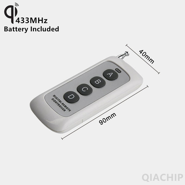 QIACHIP Best WiFi Smart Switch Wireless Remote Control Light Timer Relay Switches 110V 220V Home Automation Module with KT1004 Pair with KT1004&KR2201W