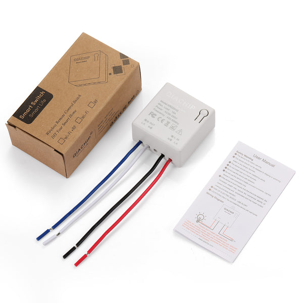 QIACHIP 433 Mhz Wireless RF receiver remote control Switches 220V Home Automation KR2201D