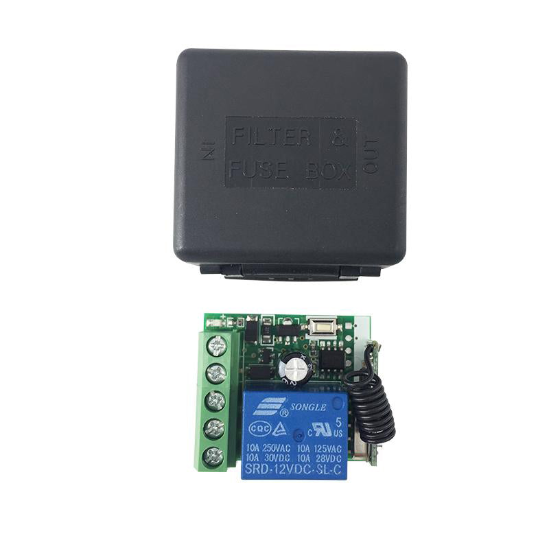 KR1201B and KT08-4 DC 12V 1CH 433Mhz RF Wireless Relay Remote Control –  QIACHIP