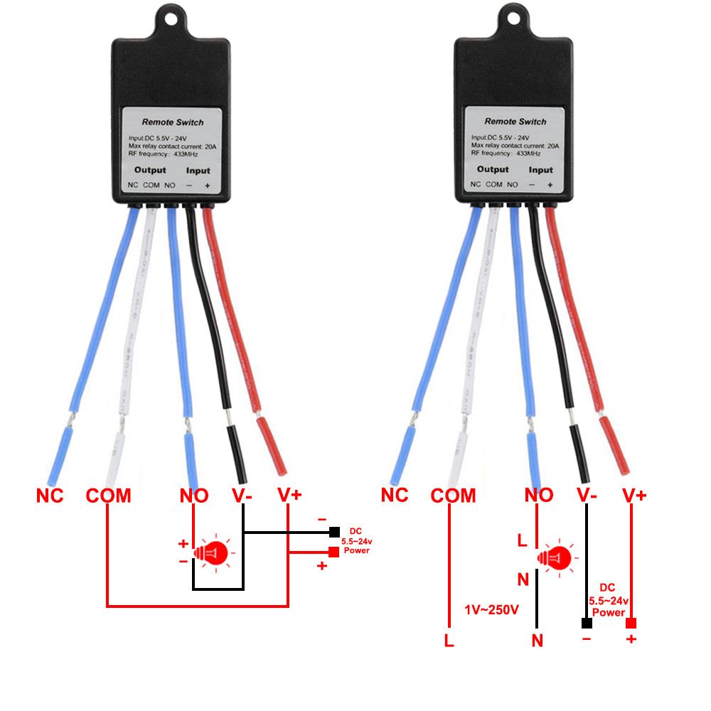 Syantek ‎BHC1801-3 Wireless Remote Control Light Switch User Manual