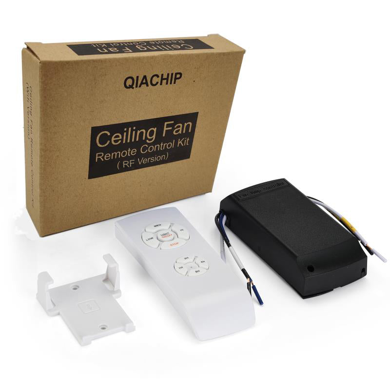 How to use QIACHIP RF Ceiling Fan Remote Control Kit to control your c