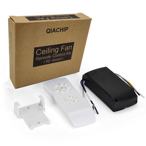 How to use QIACHIP RF Ceiling Fan Remote Control Kit to control your ceiling fan ?