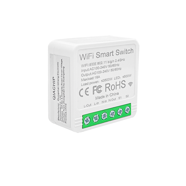 KR2301 Wifi Smart Switch Mini Type 16A Relay Compatible with Alexa And Google Home App for Remote Control, Voice Control, DIY Mode, Delay Function, LAN Control Without a Hub, 2-Way Smart Circuit Breaker, Ewelink Home Automation Timer Schedule.