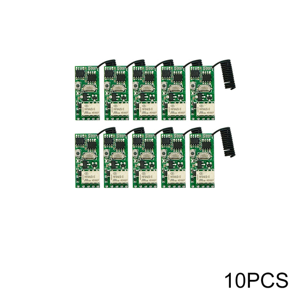 KR1201MINI2-V05B Mini Relay Remote control DC3V 5V 9V 12V 24V ALL compatible Dry contact 2A load current RF 433MHz Remote control switch