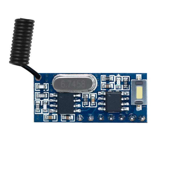 RX480E-4-ZZ 4CH straight headers not angled Pin 4 Channel RF Wireless receiver Module 433Mhz 1527 Learning Encoding Module For Light Relay Motor
