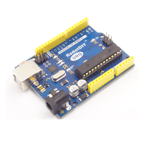 QIACHIP UNO R3 original atmega 328 Board ATmega328P with USB Cable(Arduino-Compatible) for Arduino | Compatible with Arduino IDE Projects, 32KB Flash Memory, 16Mhz Clock Speed, 14 Digital I/O Pins, RoHS Compliant