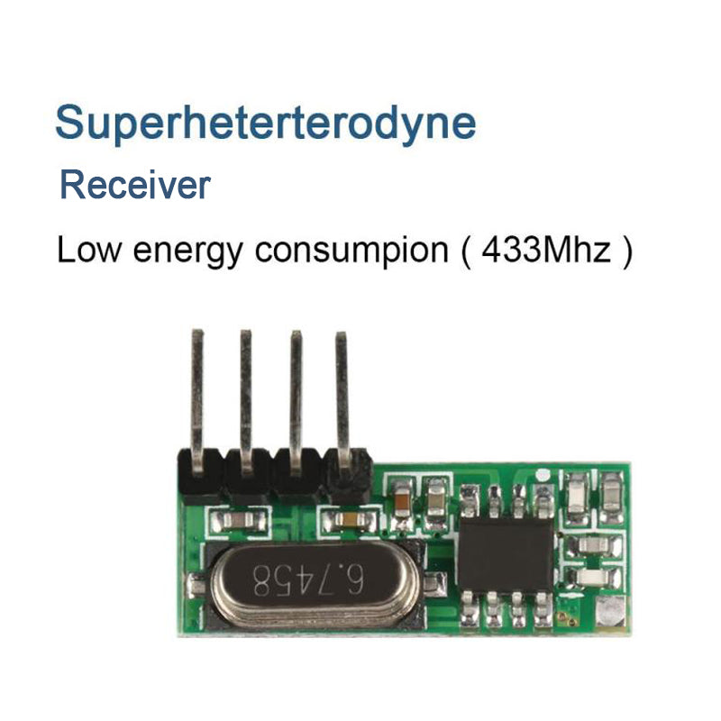 Qiachip RX500-4 RX217E-V01 RX531-4 RF315 433 433.92Mhz RF Receiver Sup ...