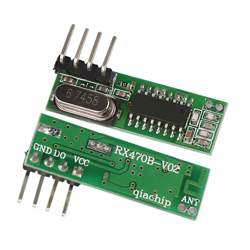 RX470 Superheterodyne RF 433MHz wireless receiver module ASK OOK DC 2 ...