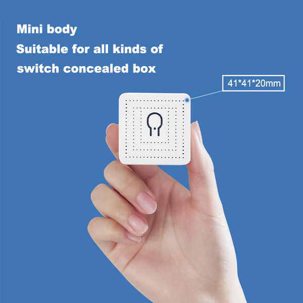 KR2301 Wifi Smart Switch Mini Type 16A Relay Compatible with Alexa And Google Home App for Remote Control, Voice Control, DIY Mode, Delay Function, LAN Control Without a Hub, 2-Way Smart Circuit Breaker, Ewelink Home Automation Timer Schedule.