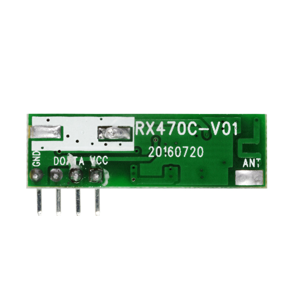 Rx470 Module RX470 Superheterodyne RF 433MHz wireless receiver module ASK OOK DC 2 ...