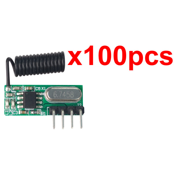 Qiachip RX500-4 RX217E-V01 RX531-4 RF315 433 433.92Mhz RF Receiver Superheterodyne UHF ASK Remote Control Module receiver kit Small Size Low Power For DIY KIT Arduino Uno Module