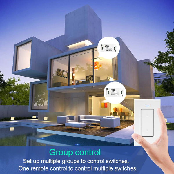 TUYA Smart life APP Wifi Remote control switch AC 110V 220V 1CH Smart breaker 120 type Wall Panel Switches push button 2 gang ON/OFF Work With Alexa Google Home