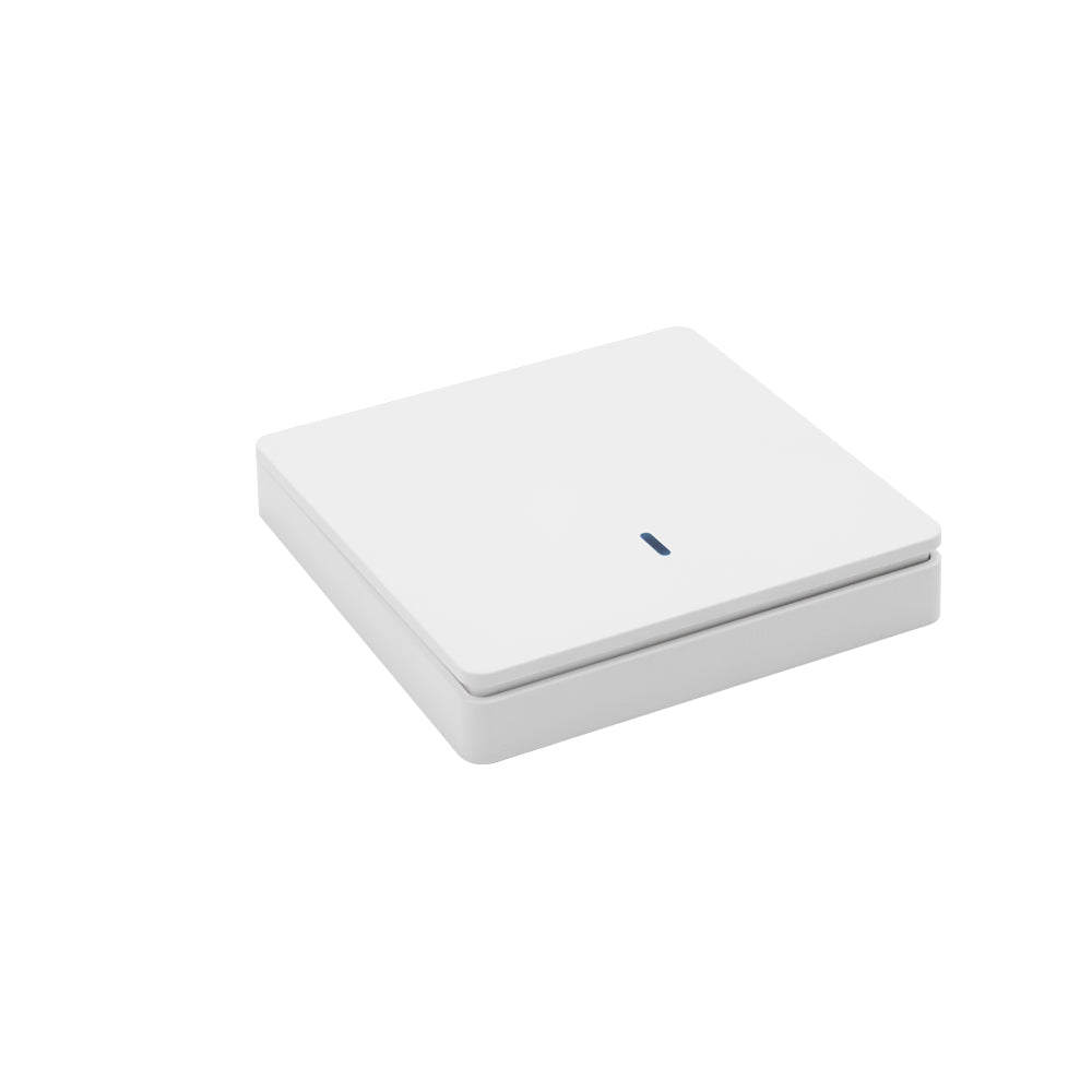 QIACHIP Smart Home Switch Wall Panel Light Control 433Mhz Wireless Remote Control Light Switch White WP8601&KR2201
