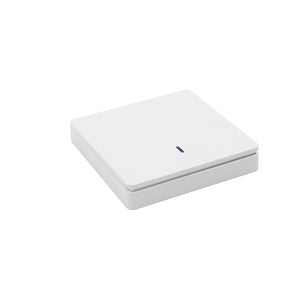 QIACHIP Smart Home Switch Wall Panel Light Control 433Mhz Wireless Remote Control Light Switch White WP8601&KR2201