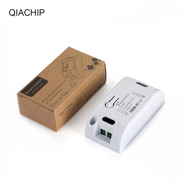 QIACHIP 433 Mhz Wireless RF Wall Panel Transmitter 110V 220V Home Automation WP8601
