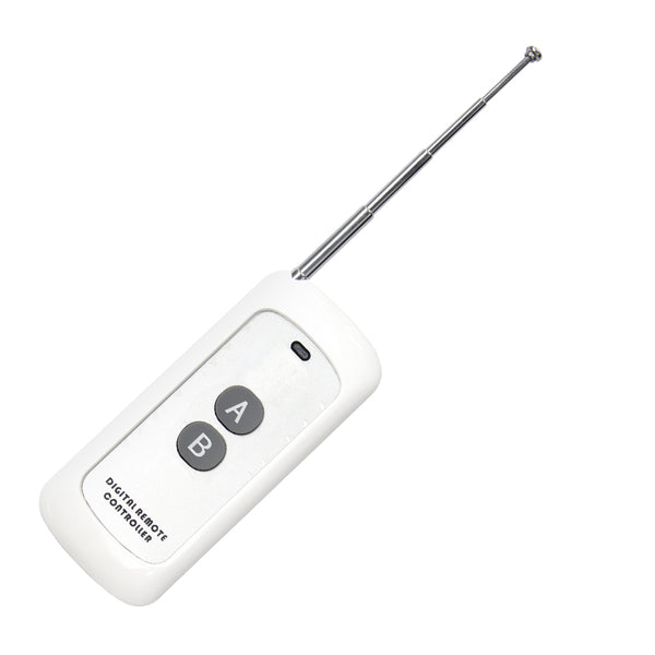 QIACHIP KT1002 | 433MHz 2 Button EV1527 Code Remote Control | RF Transmitter Wireless Key for Smart Home Garage Door Opener