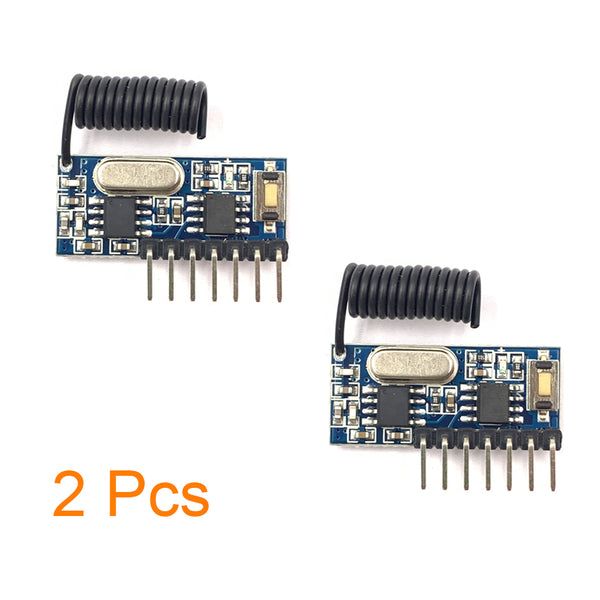 QIACHIP RX480E 433Mhz Wireless Remote Control Switch 4CH RF Relay 1527 Encoding Learning Module For Light Receiver Diy Kit