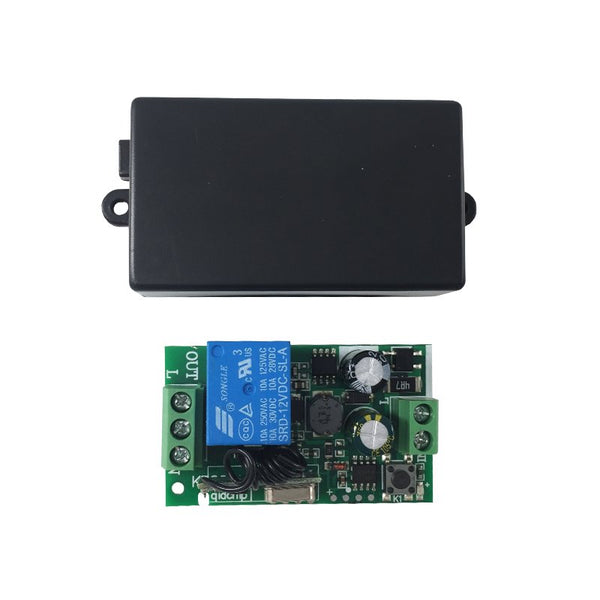QIACHIP 433Mhz Universal Wireless Remote Control Switch AC 85V ~ 250V 110V 220V 1 Channel Relay Receiver Module and RF 433 Mhz Remote Controls KR2201-4/KT05