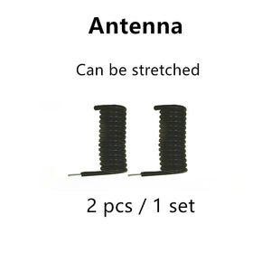 Qiachip Black stretched Antenna 2pcs | Spring Antenna for RF Receiver & Transmitter Module