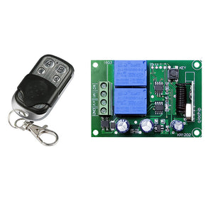 6 Channel 433MHz RF Wireless Remote Control Transmitter & Receiver Kit - 12V DC, 10m+ Range, Unbranded