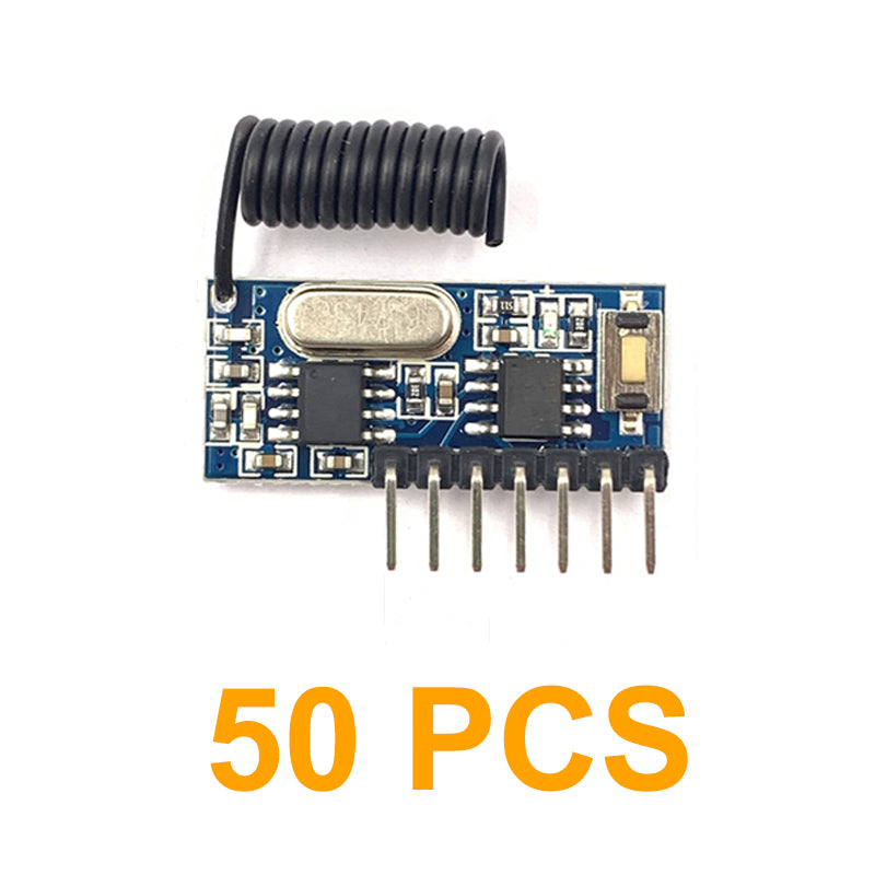 QIACHIP Modulo trasmettitore e ricevitore RF 868 mhz Wireless 4 Channel Output Link Kit Set con codice di apprendimento 1527 per telecomando (RX480E-868 x 8 QIACHIP Modulo trasmettitore e ricevitore RF 868 mhz Wireless 4 Channel Output Link Kit Set con codice di apprendimento 1527 per telecomando (RX480E-868 x 8
