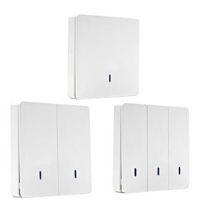 QIACHIP 433 Mhz Wireless RF Wall Panel Transmitter 110V 220V Home Automation WP8601