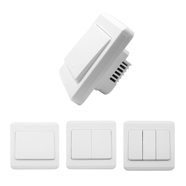 QIACHIP 433Mhz RF Remote Control Switch Dual Control Zero FireWire 86 Wall Panel Wireless Receiver For Light Lamp Bulb Smart Home SK301/2/3