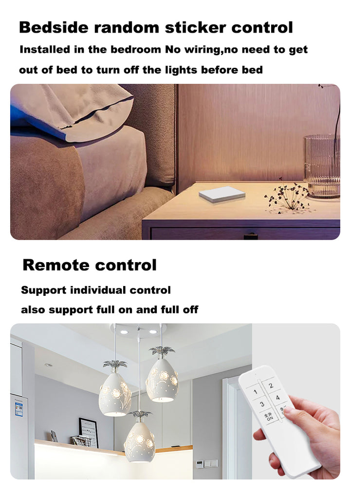 E27 Wireless Smart Remote Control Lamp Holder 220v - Smart Lamp