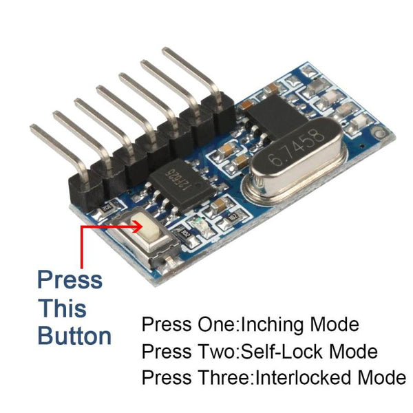 BQLZR 1 Set di 433Mhz Wireless trasmettitore e modulo ricevitore PCB BQLZR 1 Set di 433Mhz Wireless trasmettitore e modulo ricevitore PCB