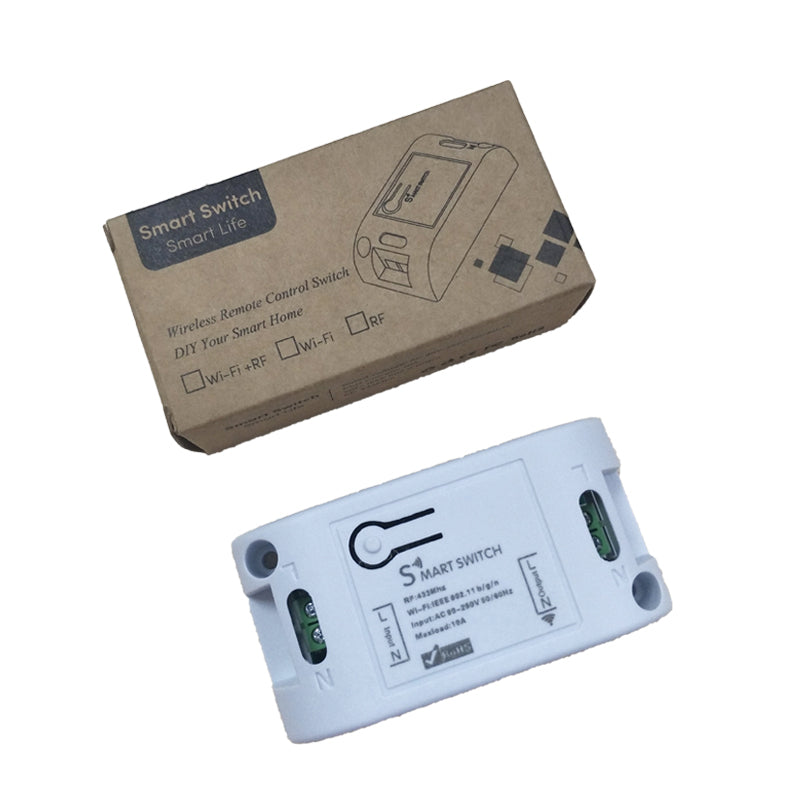 QIACHIP 433 Mhz Wireless RF Wall Panel Transmitter/Best WiFi Smart Light Switches 110V 220V Home Automation Google Home  WP8601&KR2201W