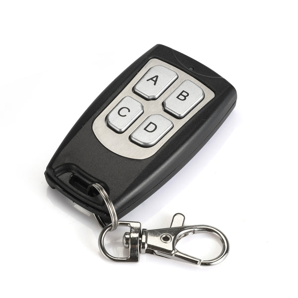 Qiachip KT19-4 433Mhz 4 button Metal Remote Control Learning code EV1527 wireless transmitter