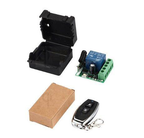 QIACHIP Universal 433MHz Wireless Remote Control Switch DC 12V 1CH Universal Wireless Remote Control Switch Receiver Module and RF 433mhz Transmitter KR1201A&KT05/KT01/KT11