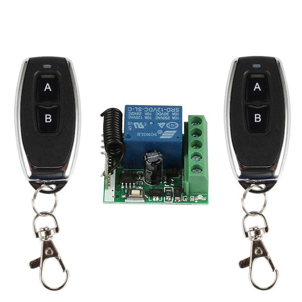 QIACHIP Universal 433MHz Wireless Remote Control Switch DC 12V 1CH Universal Wireless Remote Control Switch Receiver Module and RF 433mhz Transmitter KR1201A KT05 KT01 KT11